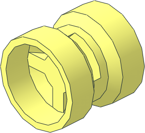 Wheel Rim  8 x  8 Round Hole, for Wheel Holding Pin