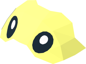 ~Animal Kitten Standing with Black Mouth, Nose, and Eyes Pattern - Face