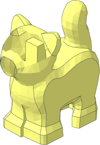 ~Animal Kitten Standing - Without patternable area