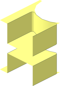 Znap Peghole Spacer - Half, One-Sided Flange