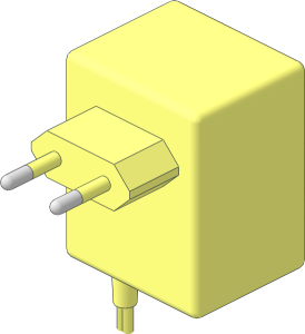 ~Electric Train 9V Transformer Europlug