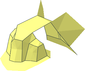 ~Minifig Head Looney Tunes Bugs Bunny Hair