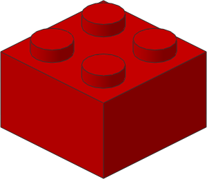 ~_Brick  2 x  2 Red (Obsolete)