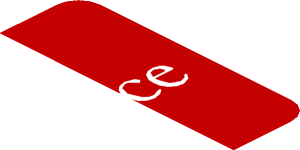 ~Sticker  0.8 x  1.9 with White CapitalSource Logo on Red Background Right - First Face