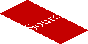 ~Sticker  0.8 x  4.1 with Silver Ferrari Horse and White CapitalSource Logos on Red Background - Ninth Face