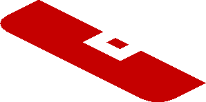 ~Sticker  0.8 x  4.1 with Silver Ferrari Horse and White CapitalSource Logos on Red Background - Twelfth Face