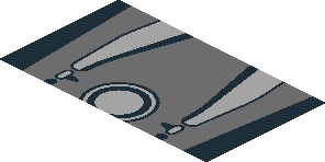 ~Sticker 1.8 x 4.0 with Grey Engine on Black Background - Third Face ~Sticker 1.8 x 4.0 with Grey Engine on Black Background - Third Face