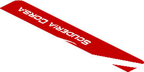 ~Sticker  1.9 x  1.8 with Ferrari Logo and White 63 on Green Square and White Stripes on Red Background Left - First Face