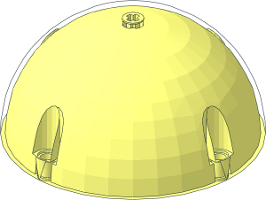 ~Technic Dome 11 x 11 x  5.5 without Outer Surface