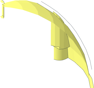 ~Technic Dome 11 x 11 x  5.5 without Outer Surface  1/8