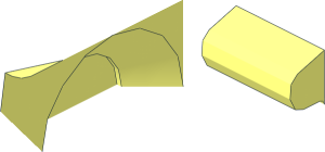 Click Lock Hinge Single Finger - Common Geometry