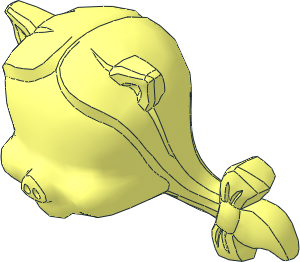 Minifig Head Looney Tunes Petunia Pig