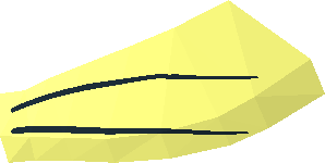 ~Minifig Head Looney Tunes Speedy Gonzales Whiskers Pattern