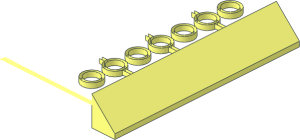 ~Slope Brick 45  6 x  8 Double - Half