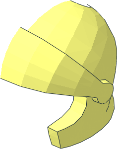 ~Minifig Helmet Roman Soldier Half