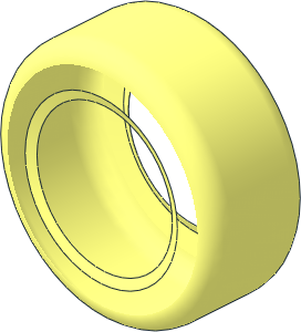 ~Wheel 22 x 50 Smooth Racing Tyre without Patternable Area