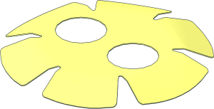 Minifig Skirt Round Roman (Formed)