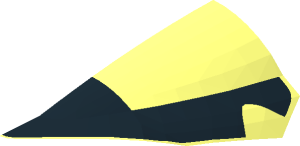 ~Windscreen  7 x  6.5 x  2 Motorcycle with Beam  3L Top Half with Black Panel Pattern