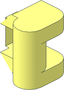 ~Door  1 x  4 x  6 with Rounded Top,  4 Panes Window Raised Hinge Bar