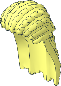 Minifig Hair Long Dreadlocks