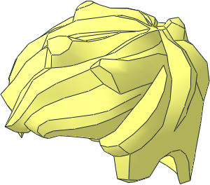 Minifig Hair Short and Messy