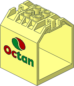 Container 4 x 4 x 4 with 2 Click Hinges with Octan Logo Pattern Container 4 x 4 x 4 with 2 Click Hinges with Octan Logo Pattern