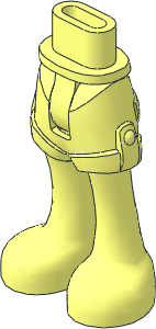 Figure Friends Hips and Legs with Shorts (Thin Hinge)