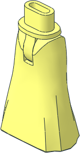 Figure Friends Hips and Legs with Full Length Skirt (Thin Hinge)