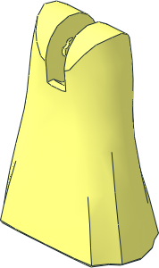 Figure Friends Legs with Full Length Skirt (Thin Hinge)