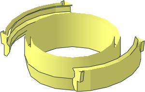 Boatlock Top Connector With Centre Cylinder