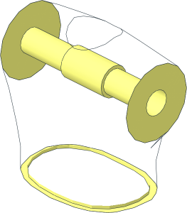 ~Figure Friends Man Torso Outer Mold Common Geometry