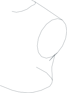 ~Figure Friends Man Torso Outer Mold Lines/Conditional Lines Half