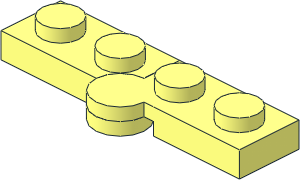 =Hinge Plate 1 x 4 (Complete) =Hinge Plate 1 x 4 (Complete)