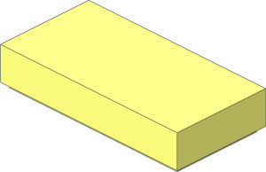 =Tile  1 x  2 with Groove