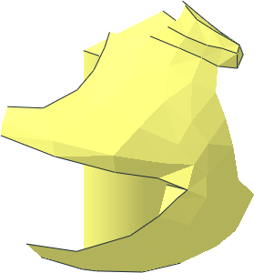 ~Minifig Head Sesame Street Elmo Half