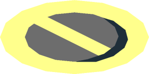 ~Dark Bluish Grey Screw  1.5 x  1.5 with Black Shadow