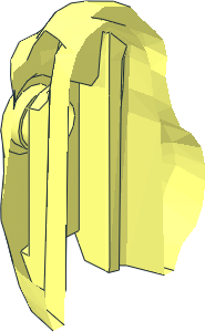 ~Minifig Body Ghost - Half