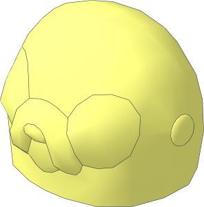 Minifig Head Jake the Dog