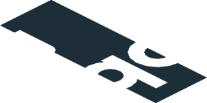 ~Sticker  0.8 x  3.0 with White Logos on Black Background Left - Ninth Face