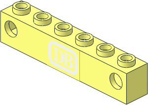 ~Electric Light Prism  1 x  6 Holder with White German Railways Logo Sticker