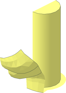 ~Minifig Head Winnie The Pooh Rabbit Lower Half