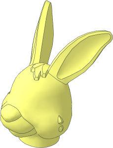 Minifig Head Winnie The Pooh Rabbit