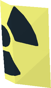 ~Minifig Helmet Hazmat Suit Half Radioactivity Warning Pattern