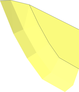 ~Plate  2 x  6 with Underside Worm Gear Rack - Single Tooth Quarter