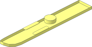 ~Minifig Ski 6L without Patternable Surfaces