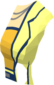 ~Figure Friends Woman Torso with Medium Lavender Open Vest over Gold Top, Silver Buckle and Necklace Front Half Pattern