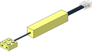 Electric Cable Converter with NXT and RCX Connectors