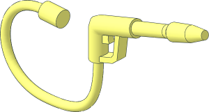 Minifig Spray Gun with Hose