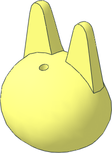 Minifig Head Animal Crossing Cat