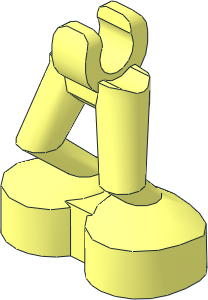Minifig Legs Martian Minifig Legs Martian